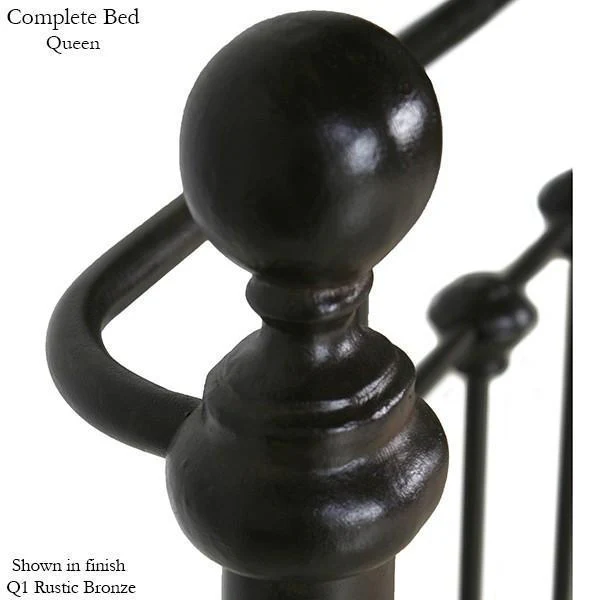 Corsican Iron Standard Bed 40172 | Wrap Around Mendocino Bed - Image 3