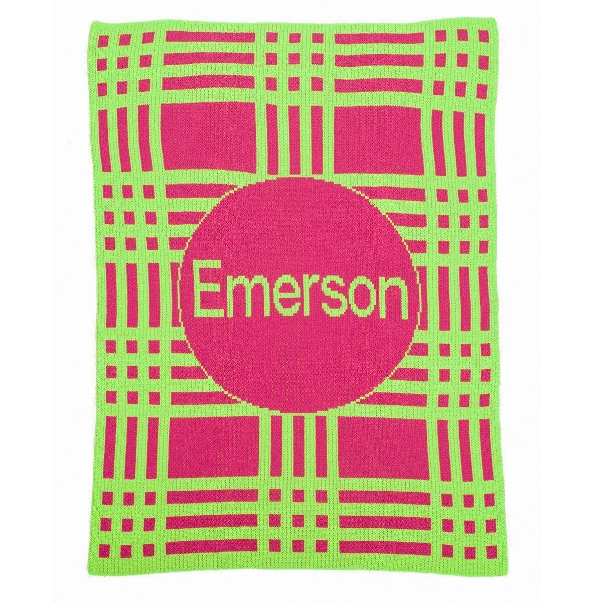 Crazy for Plaid Personalized Stroller Blanket or Baby Blanket - Image 2