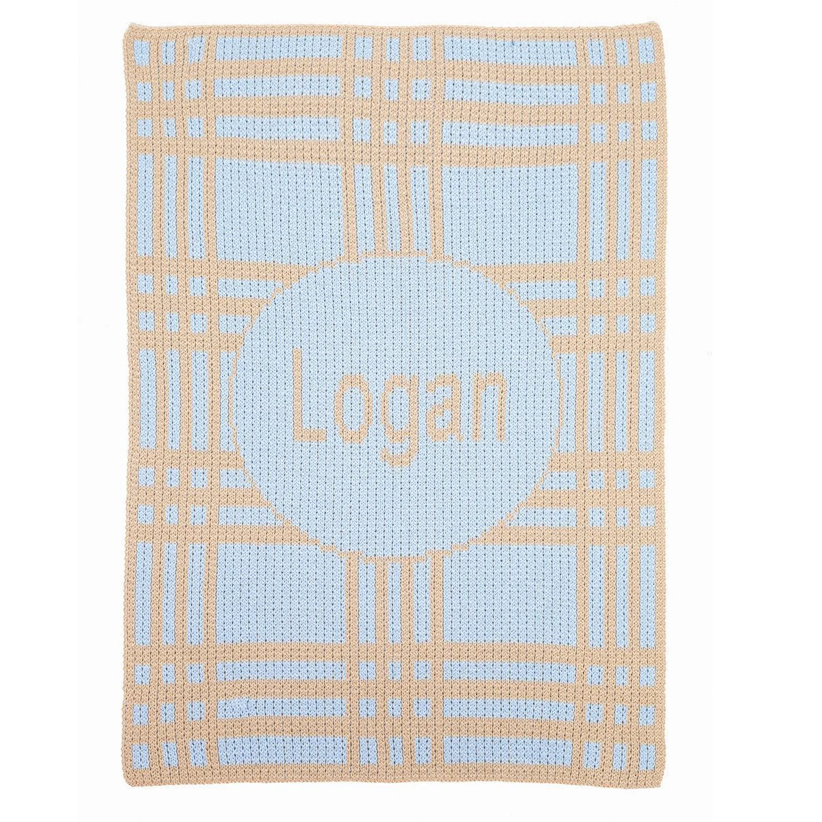 Crazy for Plaid Personalized Stroller Blanket or Baby Blanket - Image 3