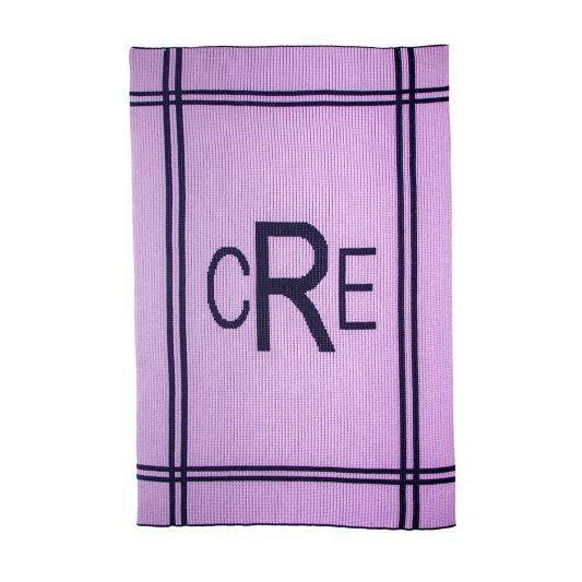 Cross Border Monogram Personalized Blanket