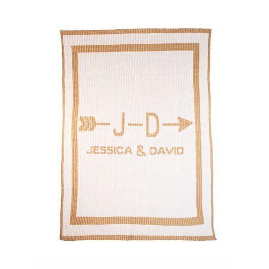 Cupid's Arrow Couples Blanket Personalized Blanket