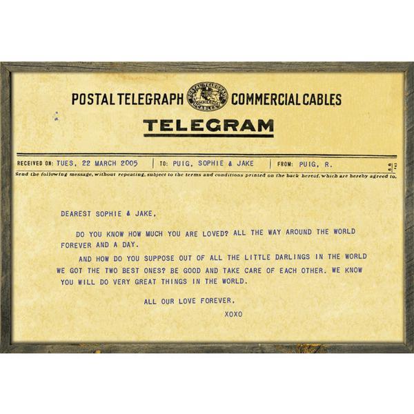 ART PRINT - CUSTOM TELEGRAM - Image 3