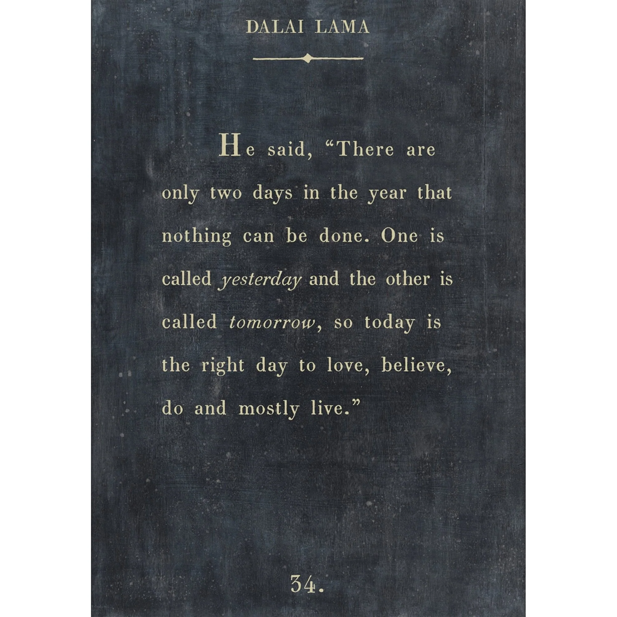 Dalai Lama - Book Collection Art Print - Image 4