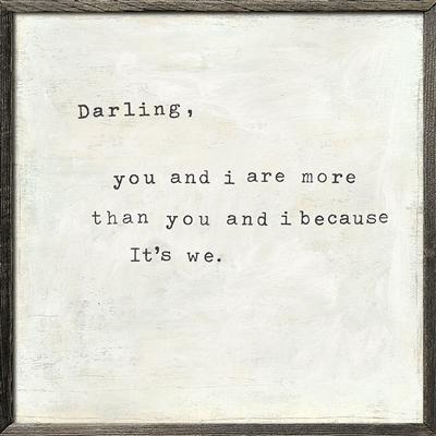 ART PRINT - DARLING YOU AND I