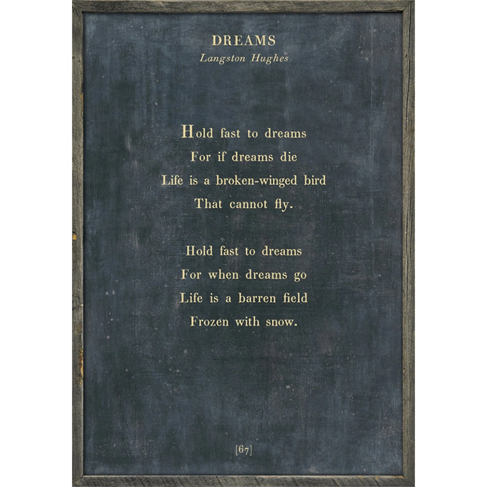 Dreams - Poetry Collection Art Print
