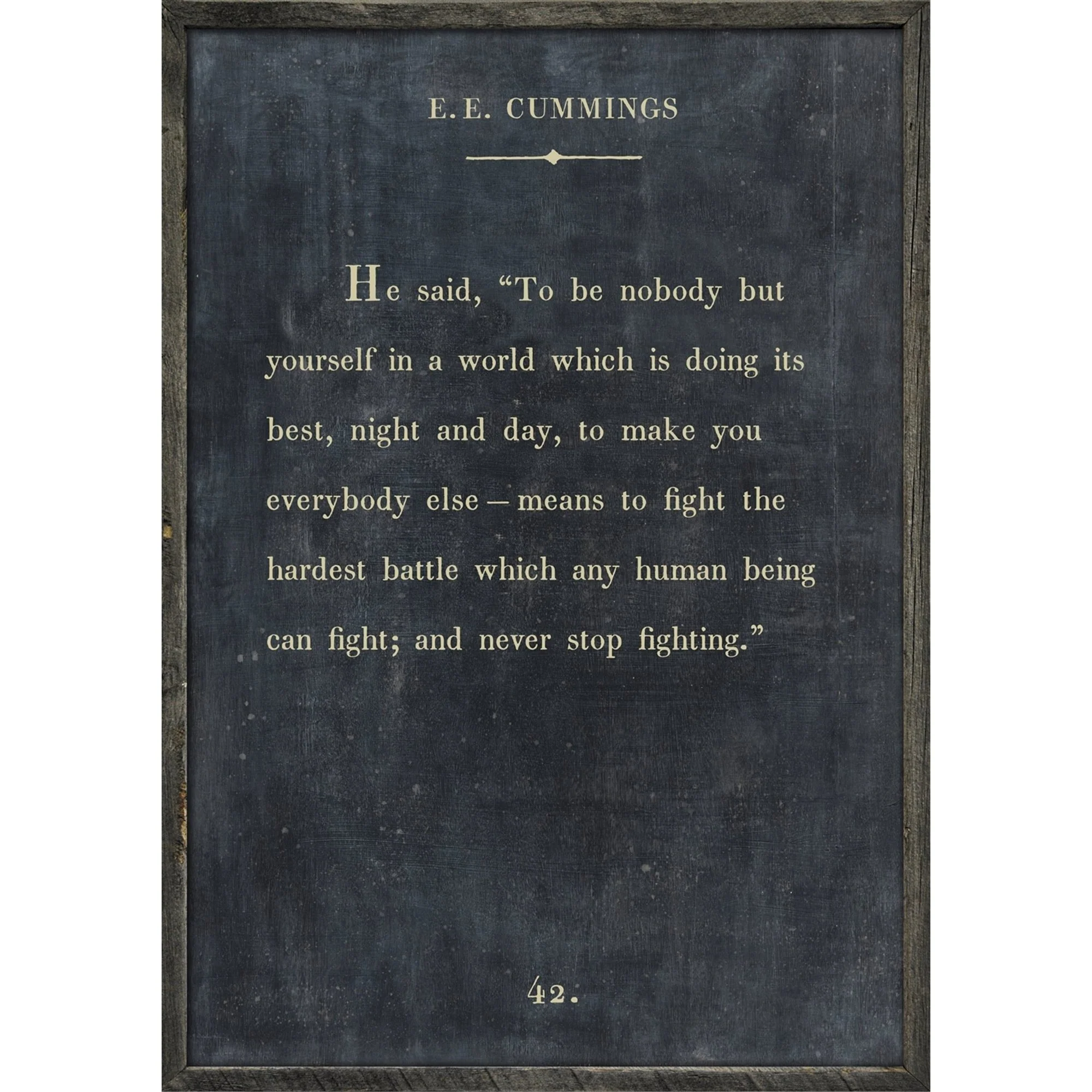 E. E. Cummings - Book Collection Art Print