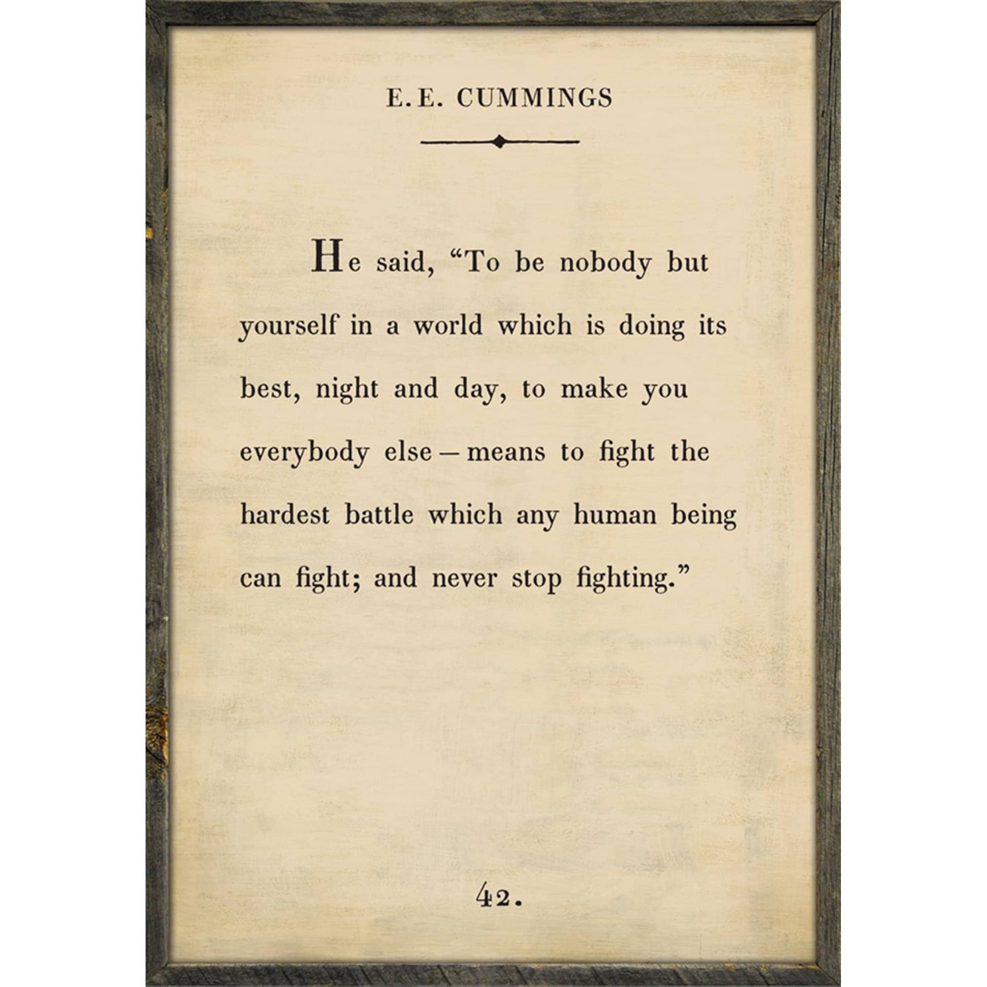E. E. Cummings - Book Collection Art Print - Image 3
