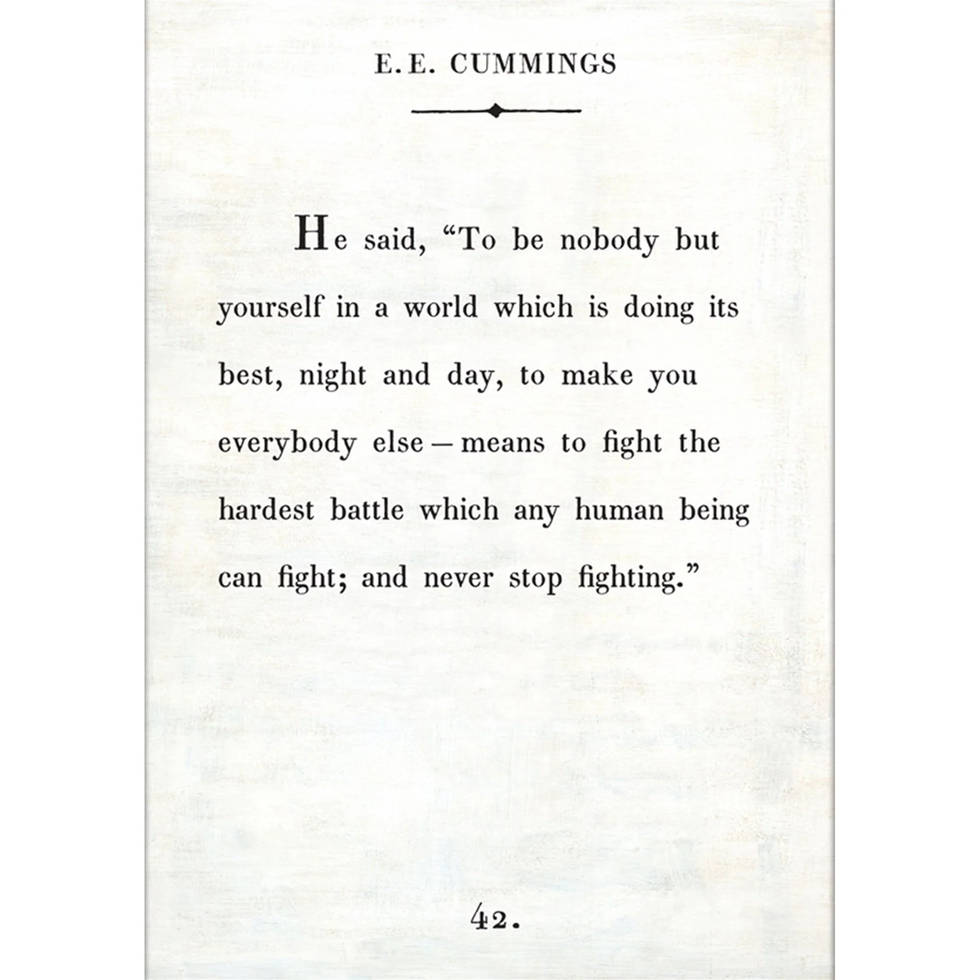 E. E. Cummings - Book Collection Art Print - Image 6