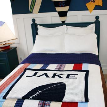 Single Football Personalized Stroller Blanket or Baby Blanket - Image 3