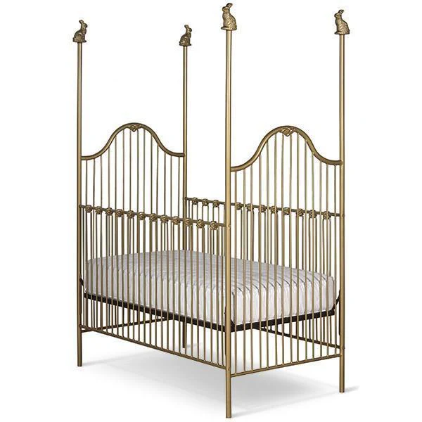 Four Post Crib W/ Bunnies