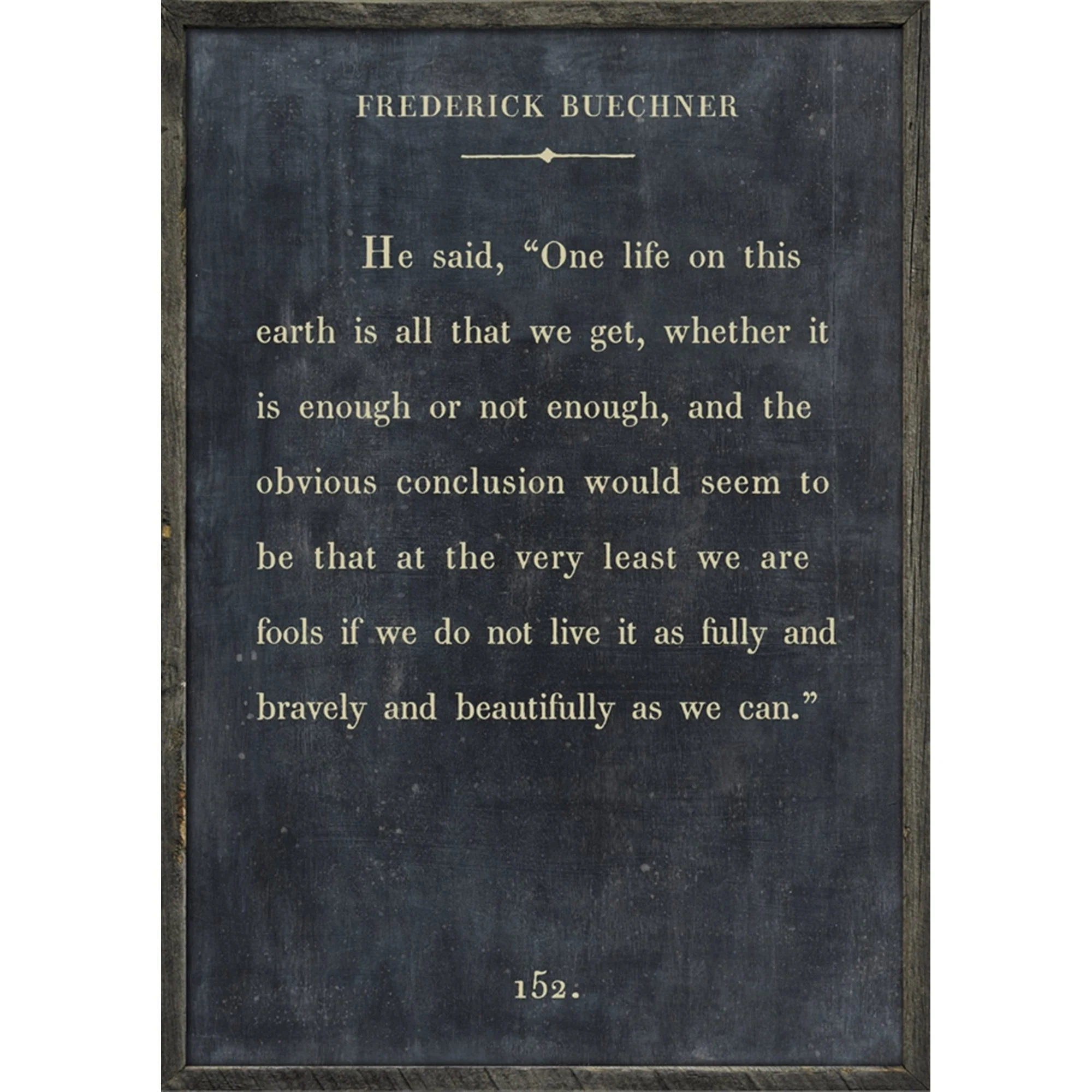 Frederick Buechner - Book Collection Art Print
