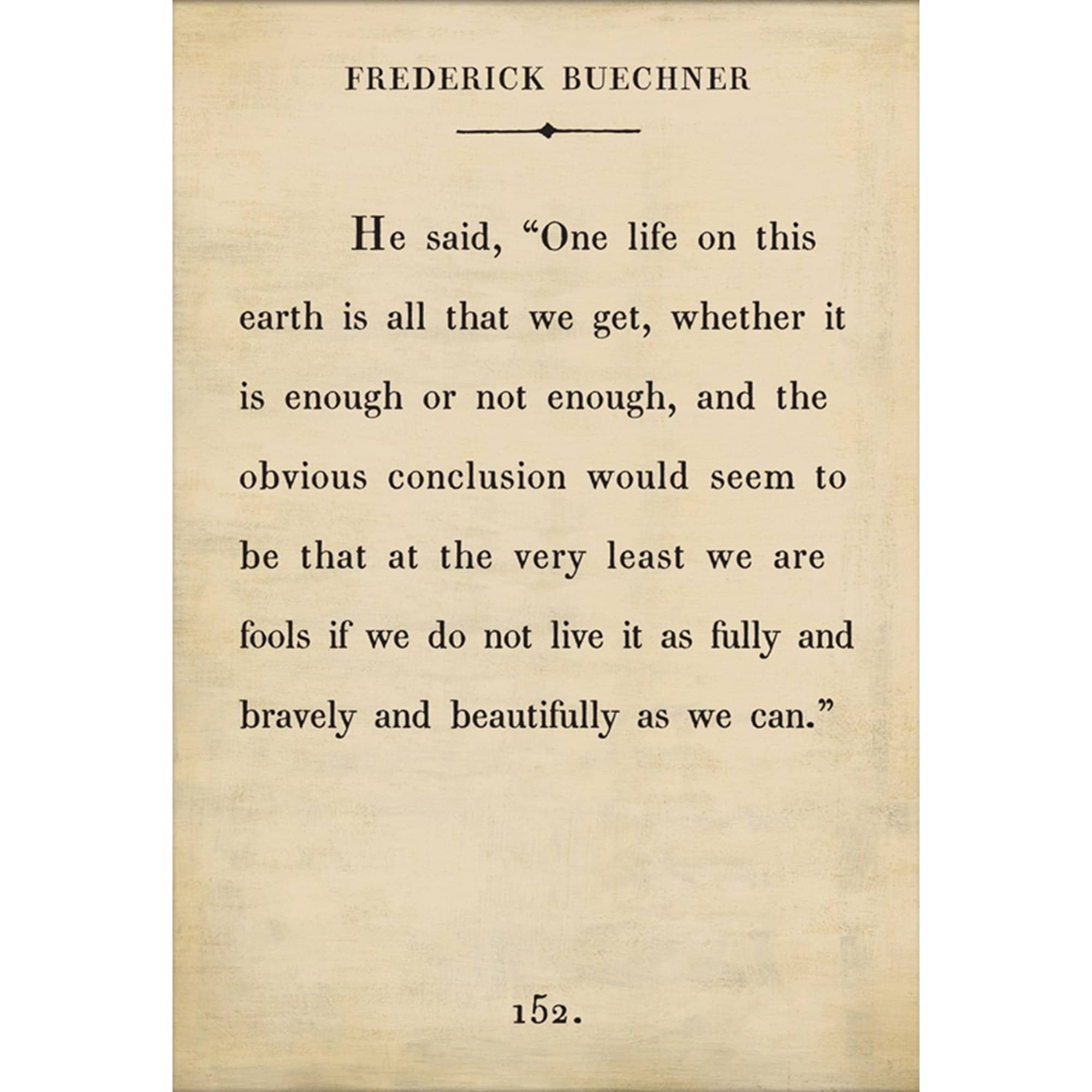 Frederick Buechner - Book Collection Art Print - Image 4