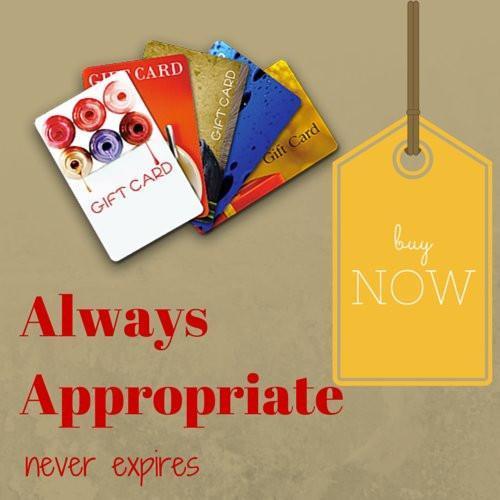 Timeless e-Gift Cards - Instant delivery via email