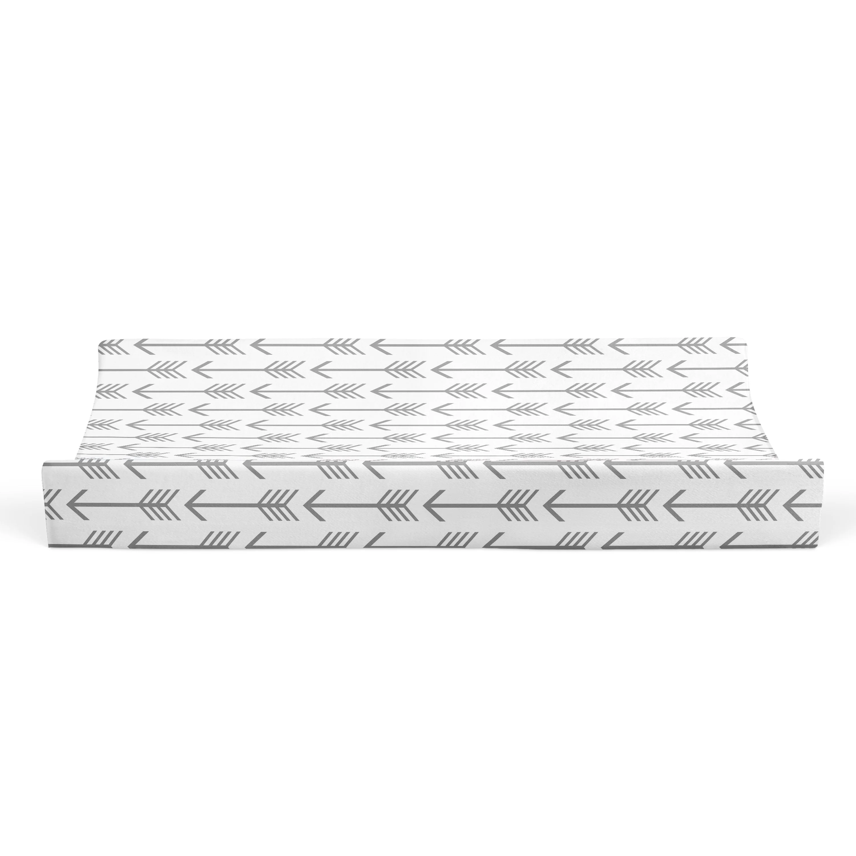 Grey Arrows Changing Pad Cover - Image 3