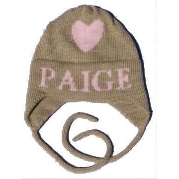 Single Heart Personalized Knit Hat - Image 4