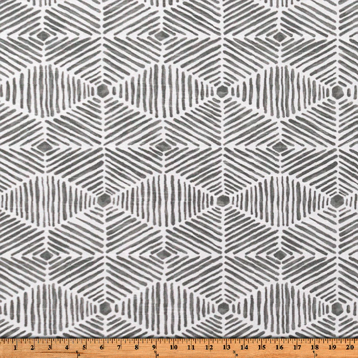 Heni Summerland Gray/Slub | Fabric By the Yard