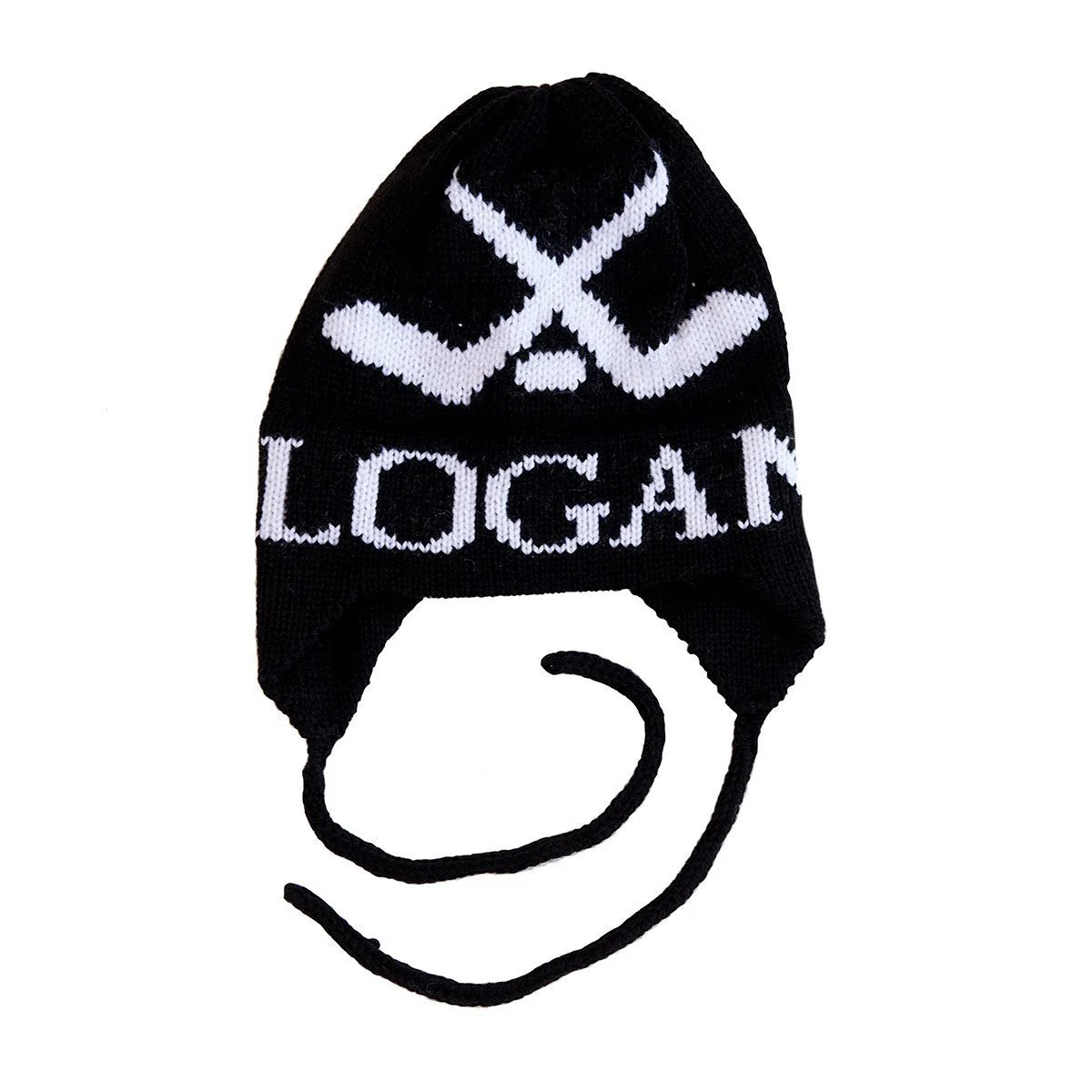 Hockey Personalized Knit Hat - Image 2