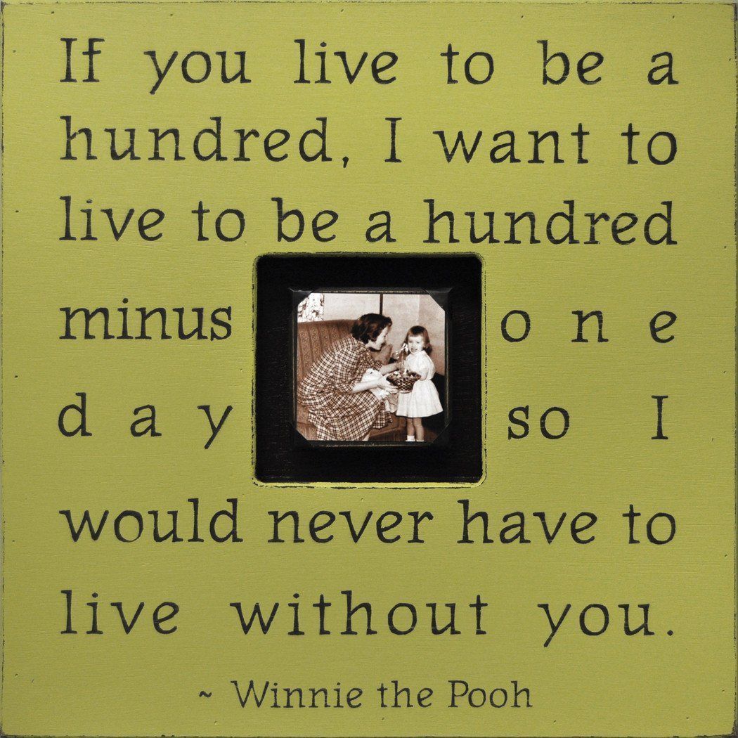 Handmade Wood Photobox with quote "If You Live to Be"