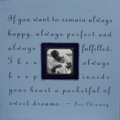 Handmade Wood Photobox with quote "If You Want to Remain"