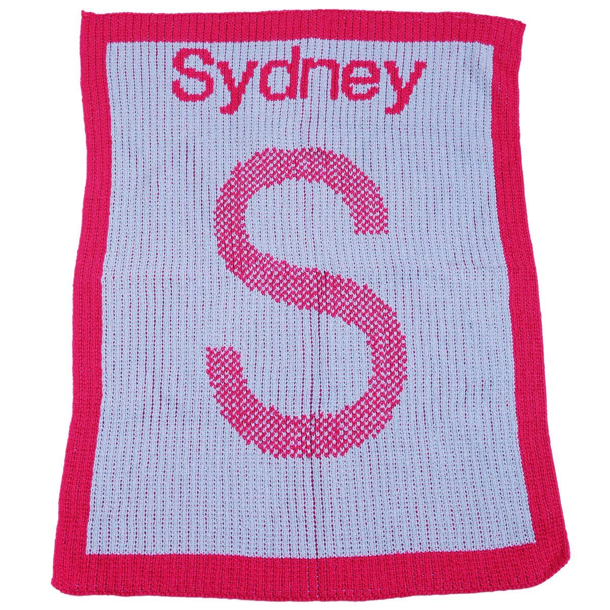 Initial Tweed Personalized Stroller Blanket or Baby Blanket