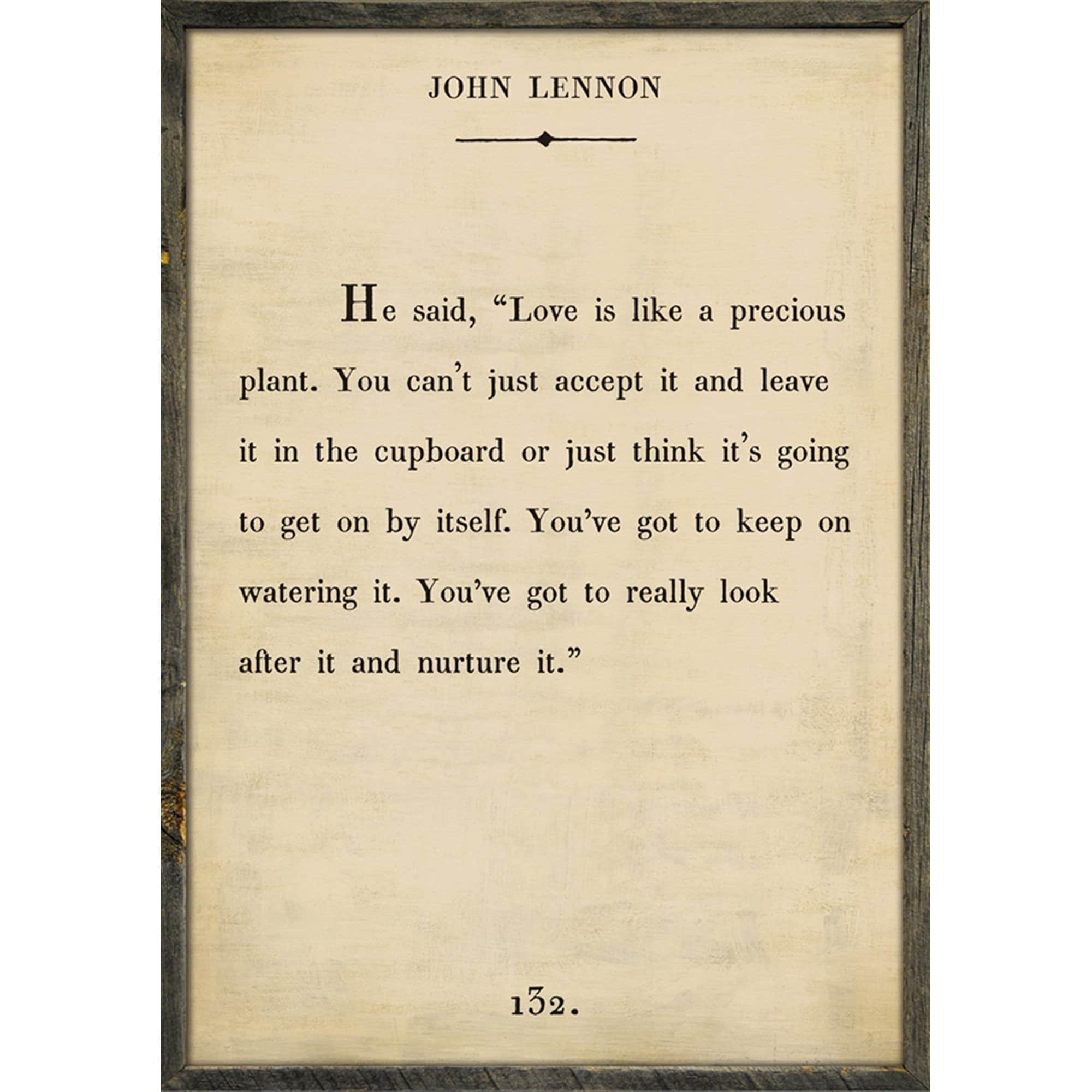 John Lennon - Book Collection Art Print