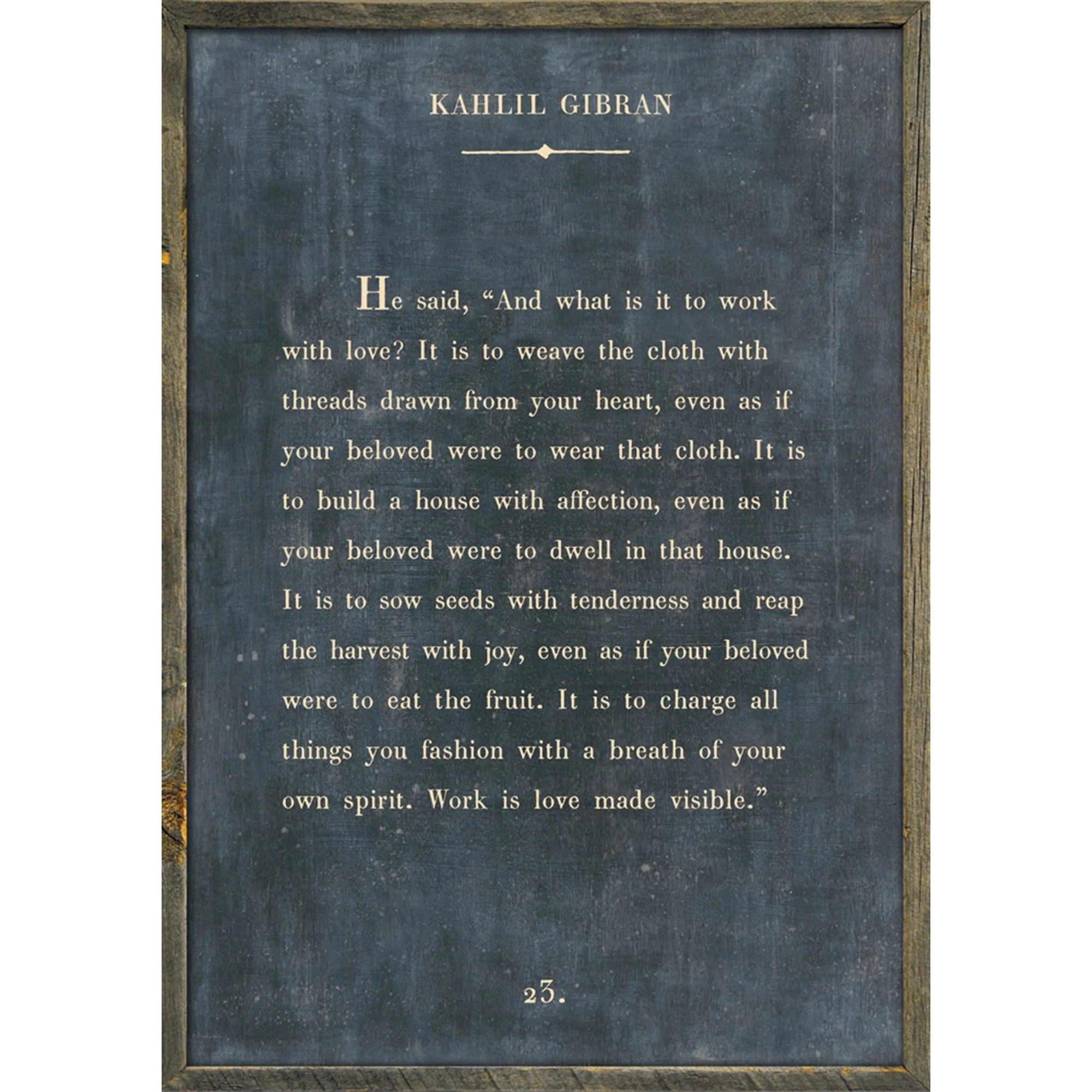 Kahlil Gibran - Book Collection Art Print