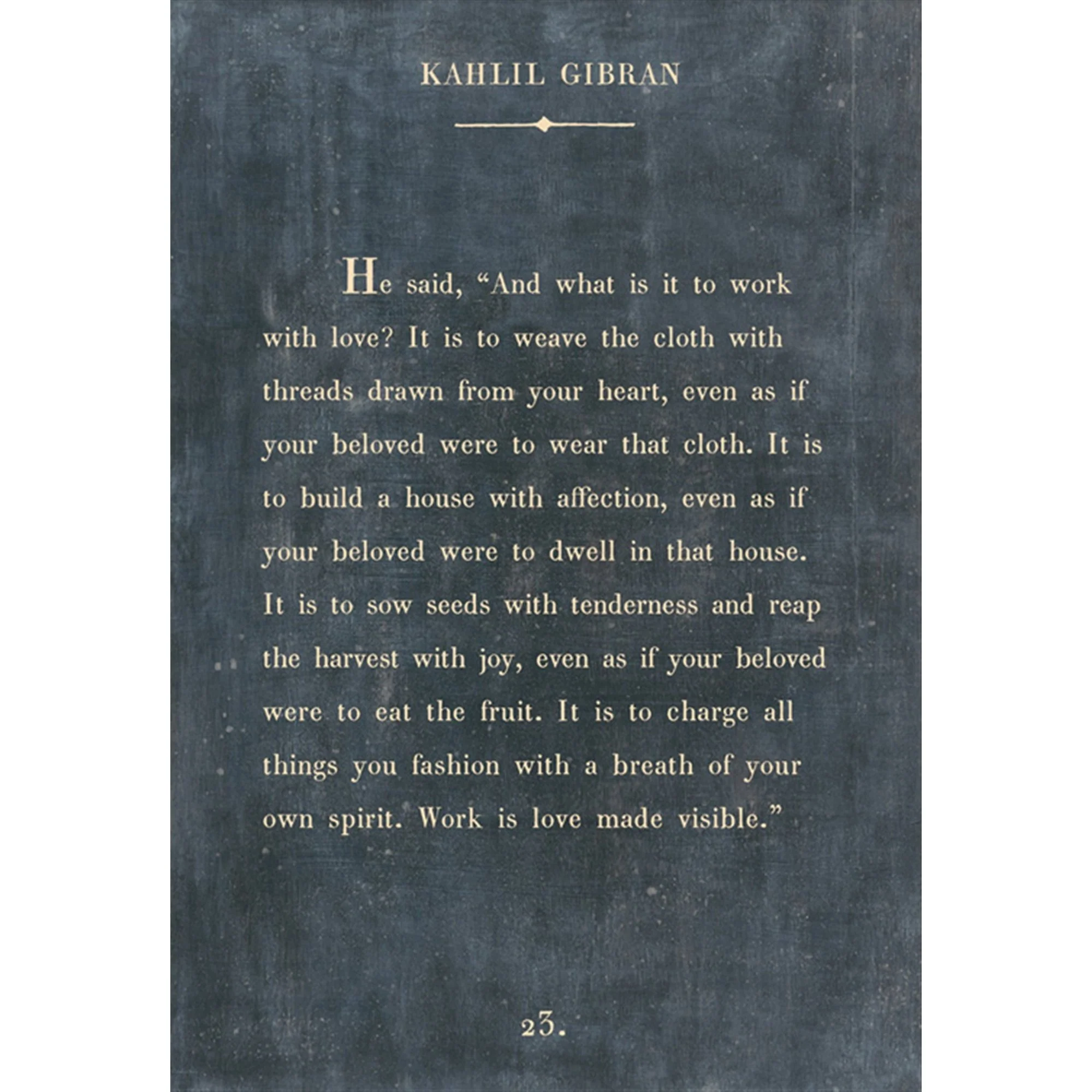 Kahlil Gibran - Book Collection Art Print - Image 2