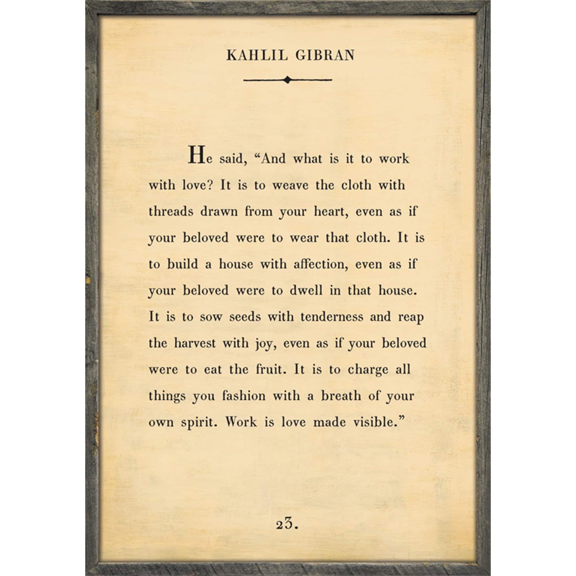 Kahlil Gibran - Book Collection Art Print - Image 3