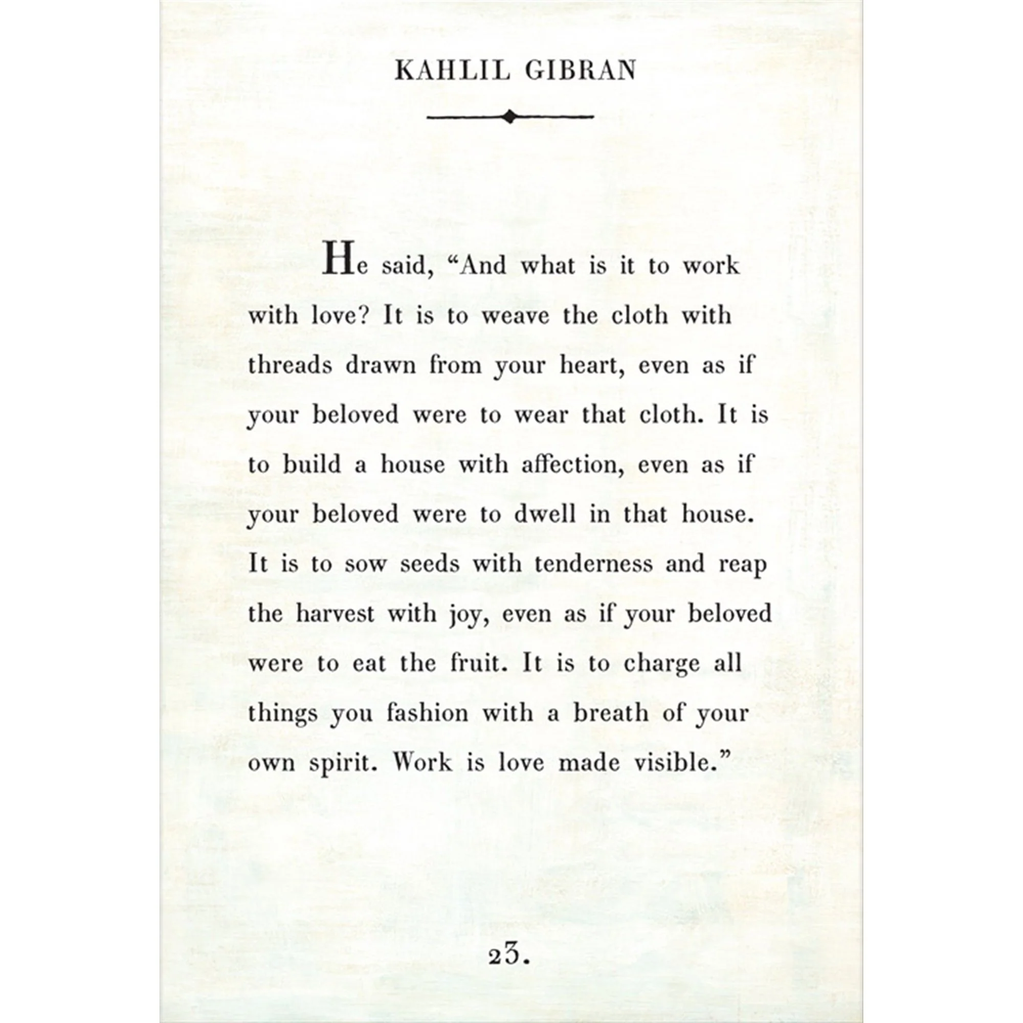 Kahlil Gibran - Book Collection Art Print - Image 6