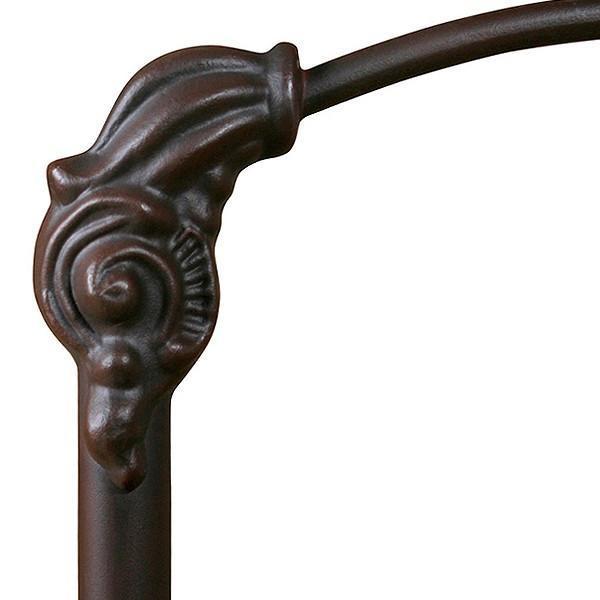 Leather Brown 333 | Iron Furniture Finish Sample