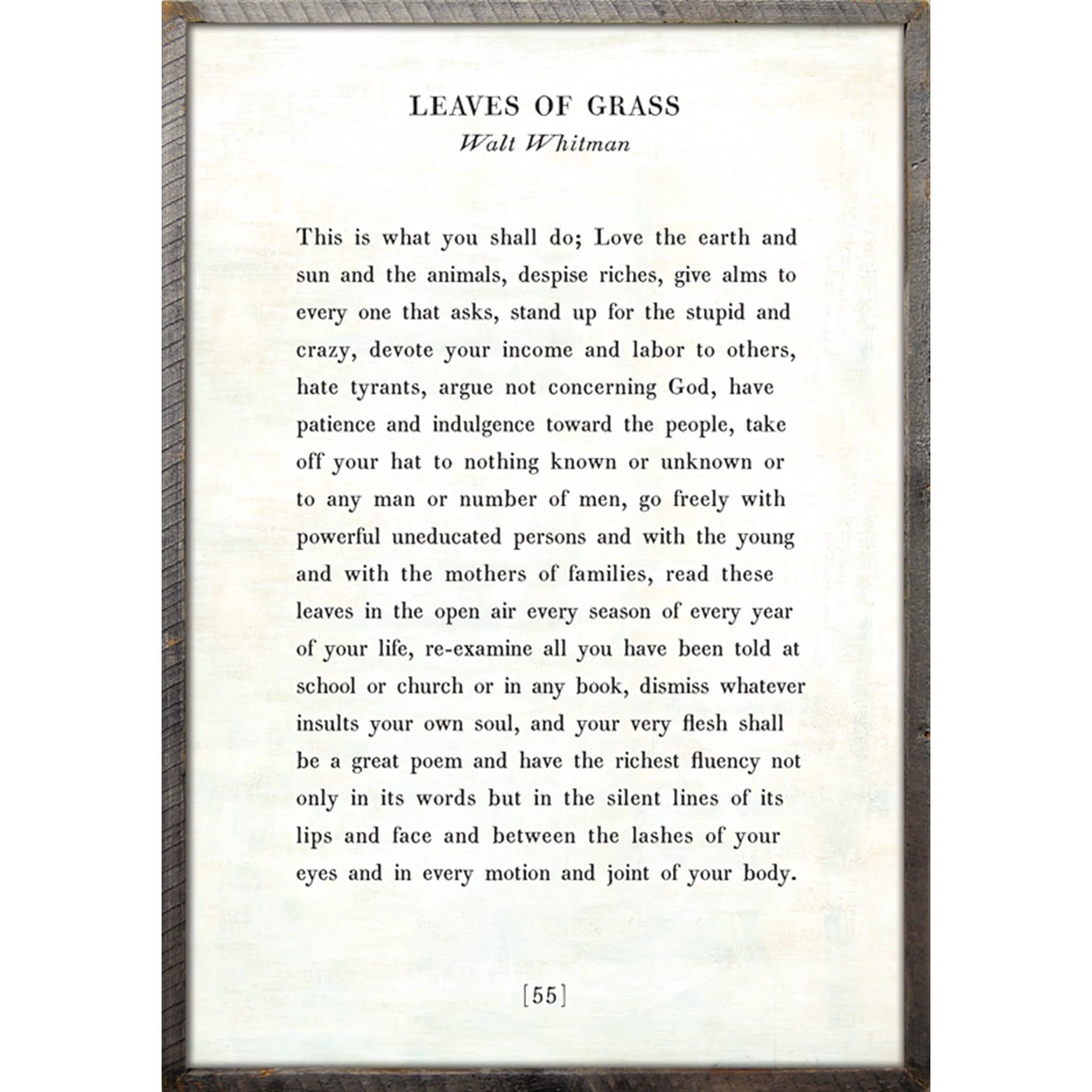 Leaves of Grass- Poetry Collection Art Print - Image 5