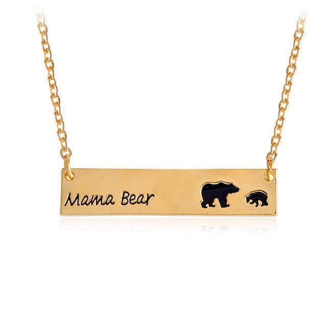 MAMA BEAR + BABY BEARS BAR PENDANT - Image 11