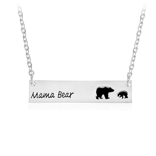 MAMA BEAR + BABY BEARS BAR PENDANT - Image 7