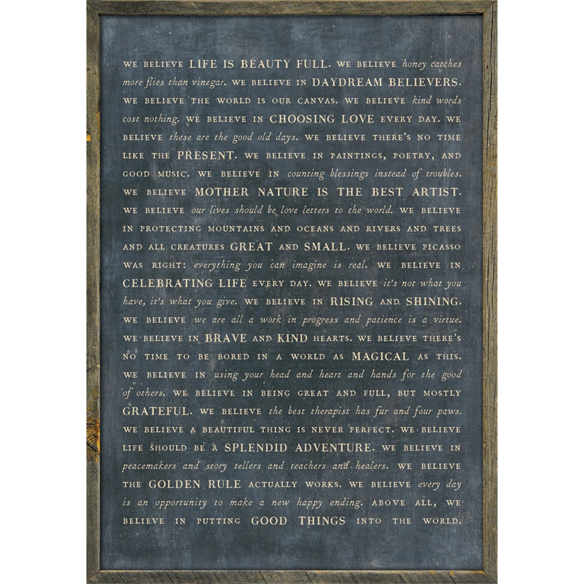 Manifesto - Book Collection Art Print