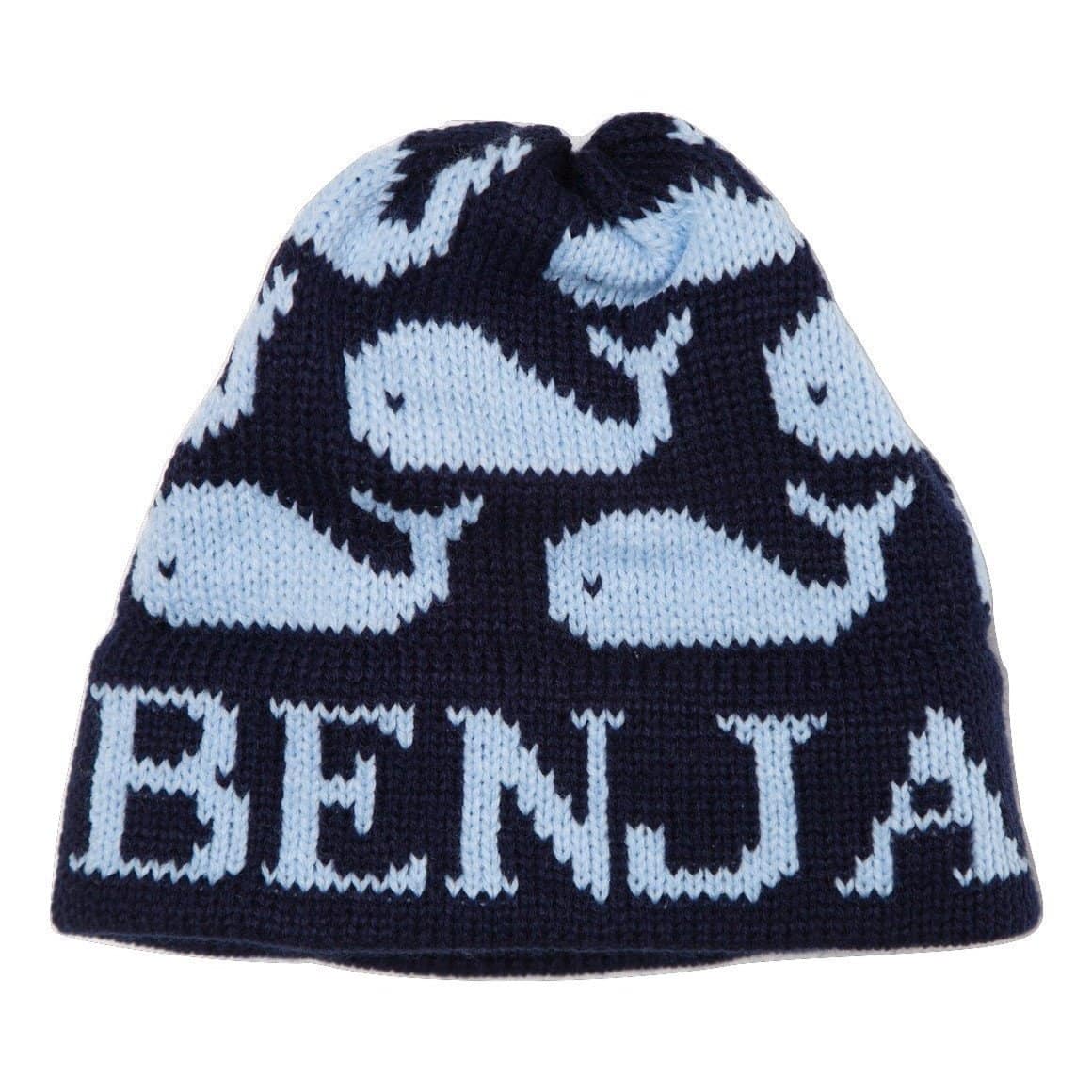 Many Whales Personalized Knit Hat