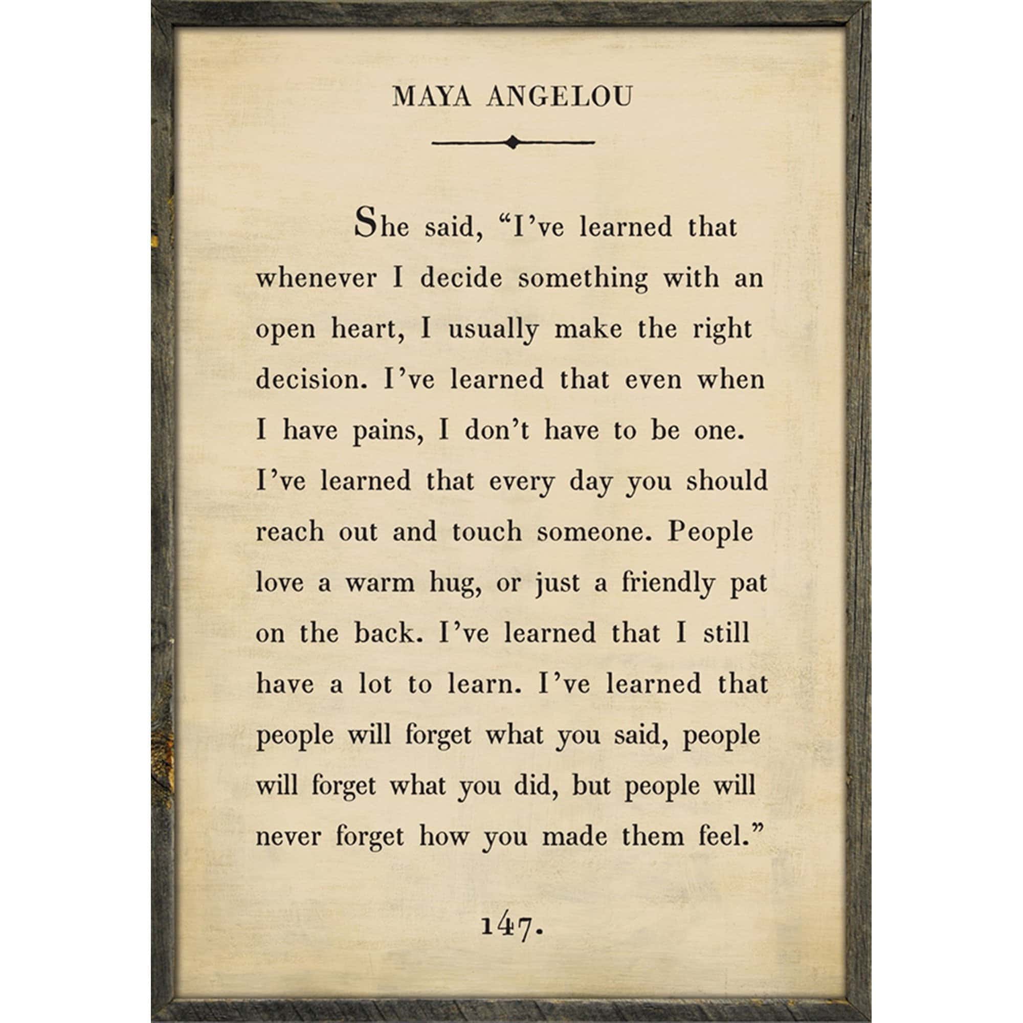 Maya Angelou - Book Collection Art Print - Image 3