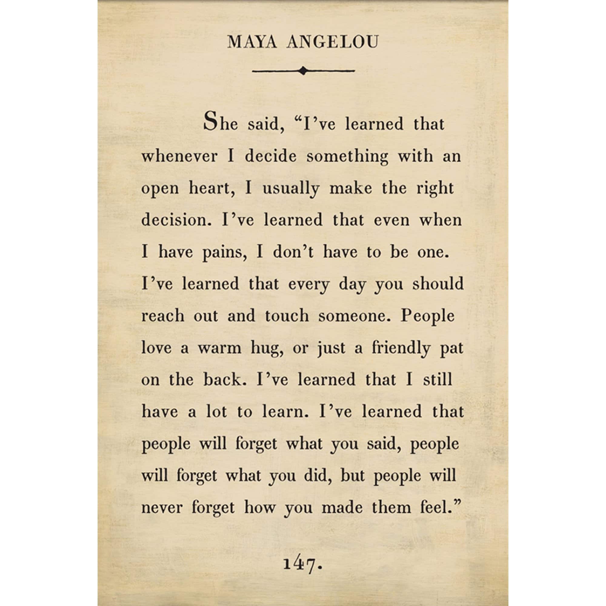 Maya Angelou - Book Collection Art Print - Image 4