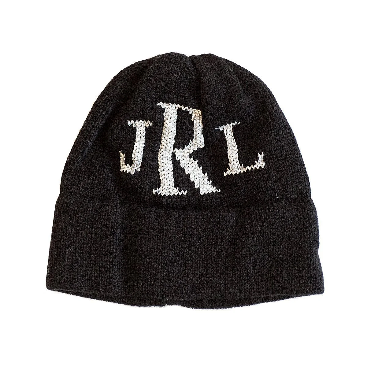Metallic Hat with Monogram Initials