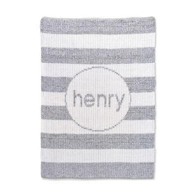 Metallic Modern Stripe Stroller Blanket or Baby Blanket - Image 2