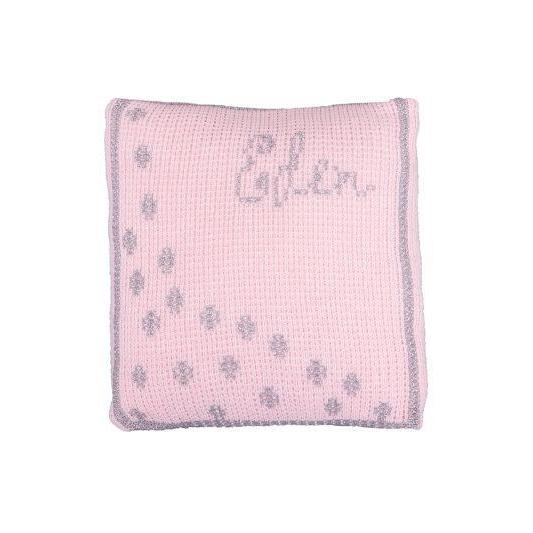 Metallic Sprinkled Dots Personalized Pillow