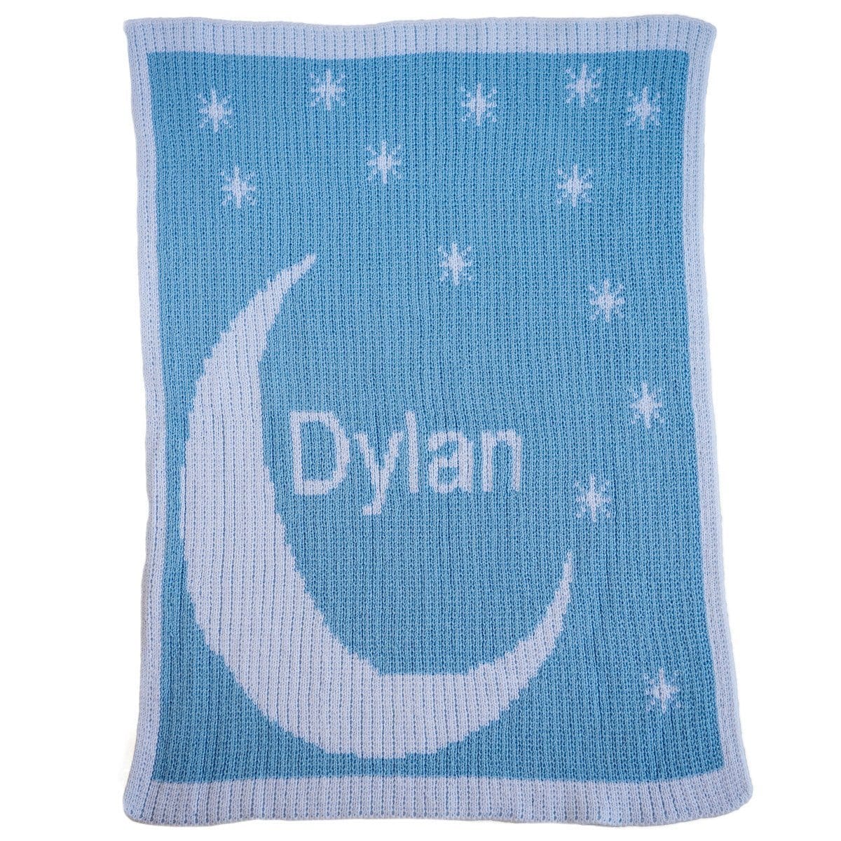 Moon & Stars Personalized Stroller Blanket or Baby Blanket