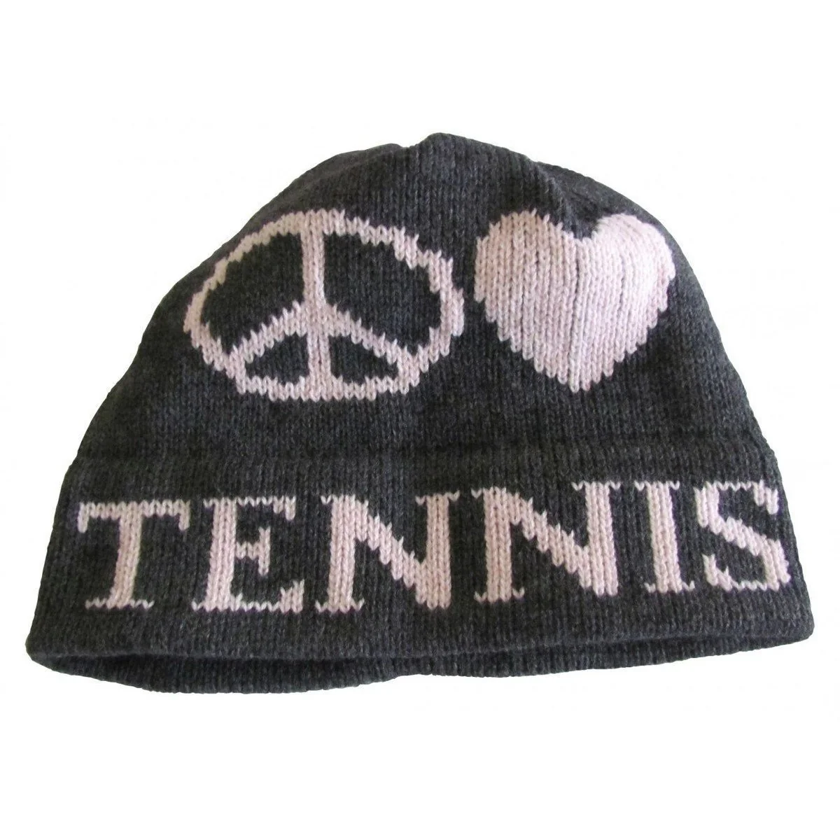 Peace Love Personalized Knit Hat - Image 2