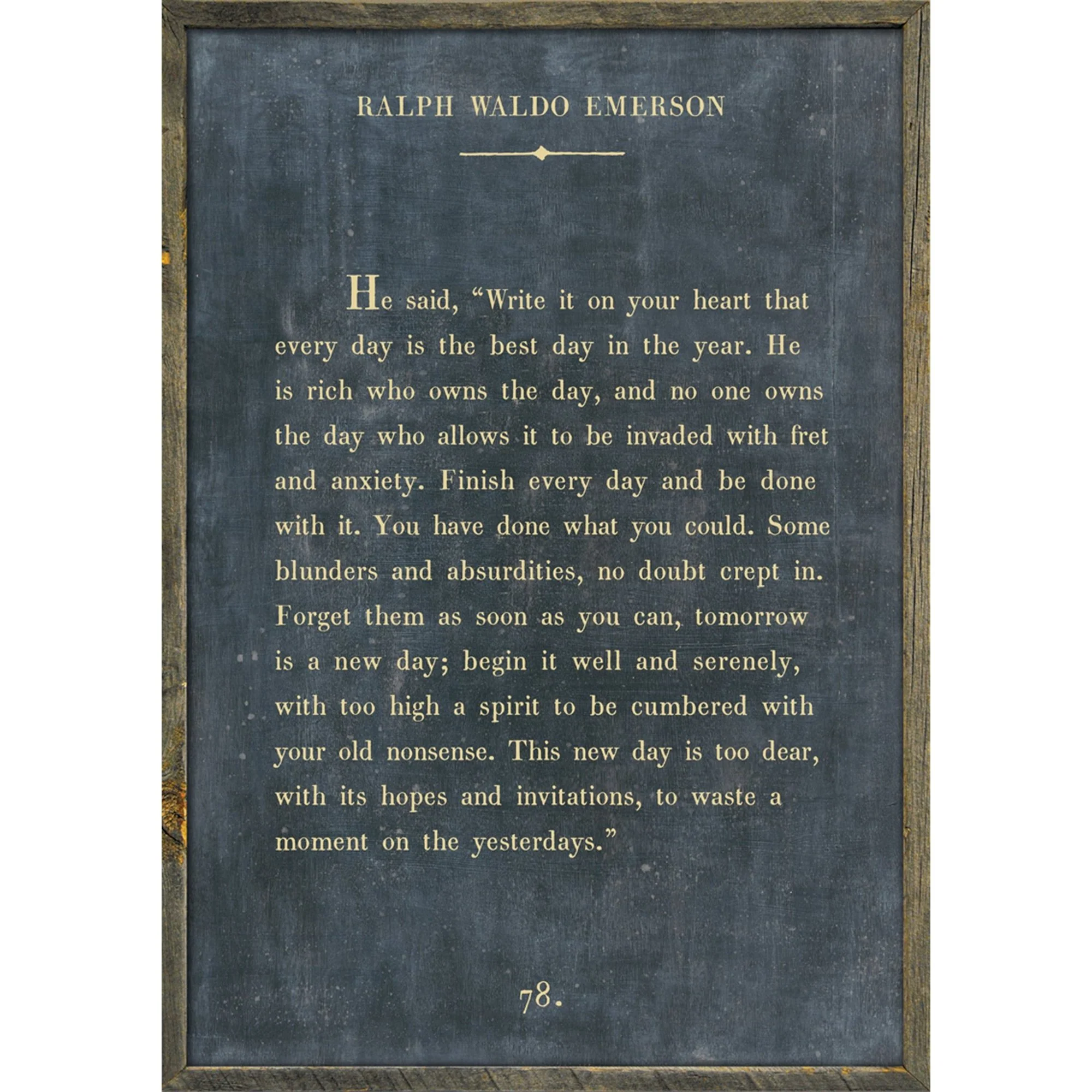 Ralph Waldo Emerson - Book Collection Art Print - Image 3
