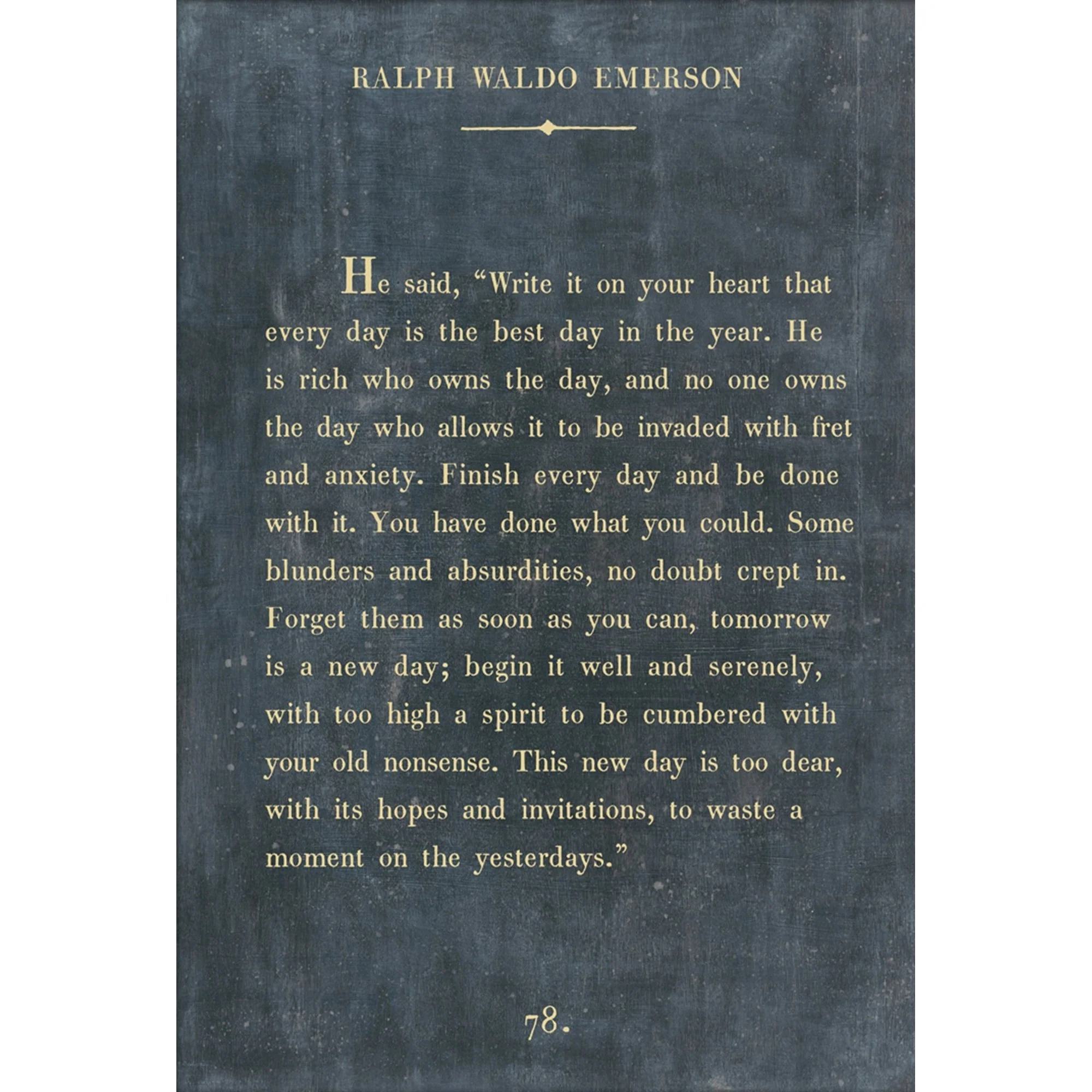 Ralph Waldo Emerson - Book Collection Art Print - Image 4