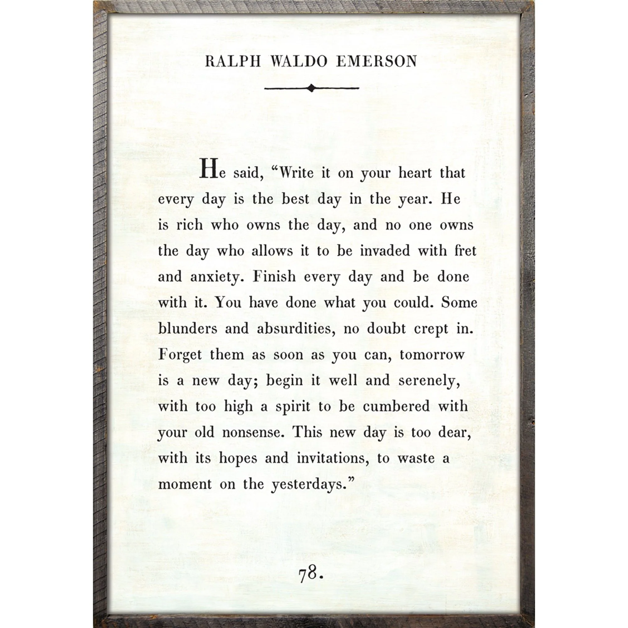 Ralph Waldo Emerson - Book Collection Art Print - Image 5