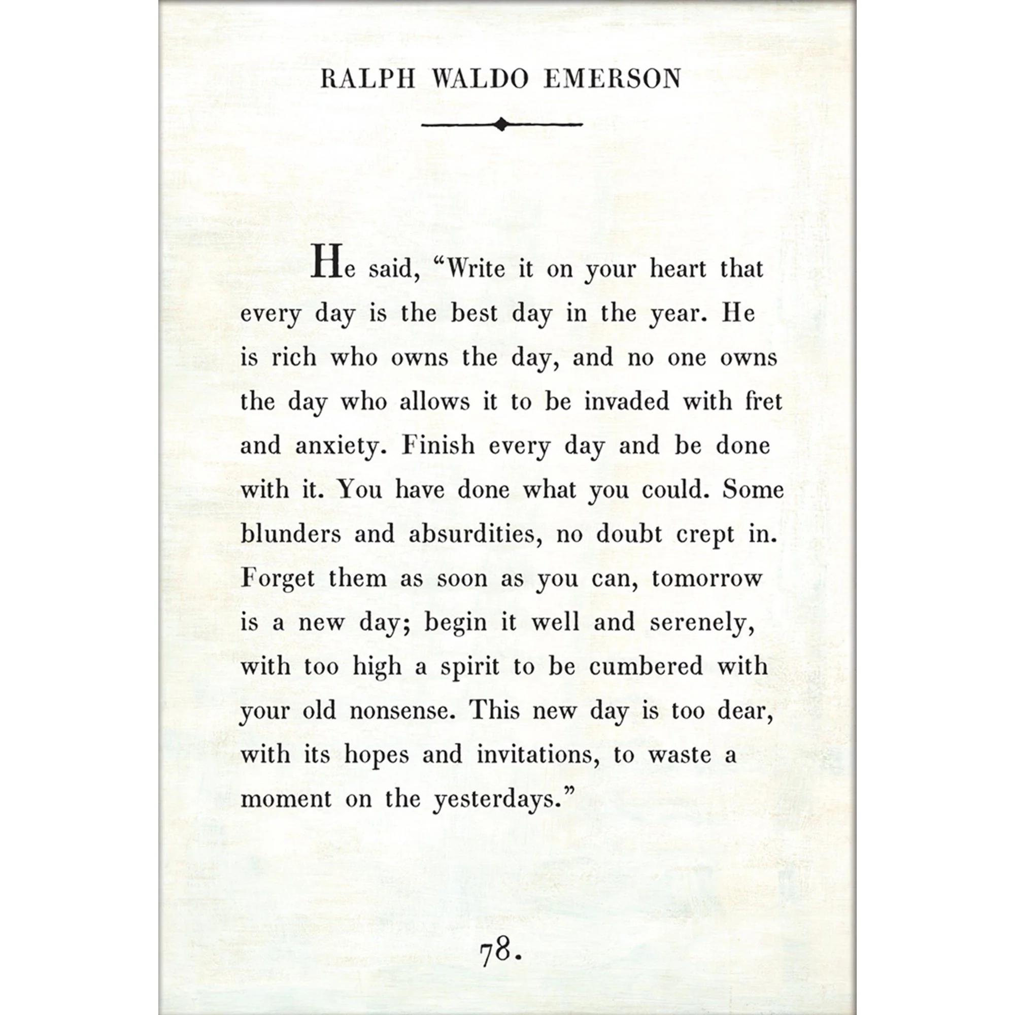 Ralph Waldo Emerson - Book Collection Art Print - Image 6