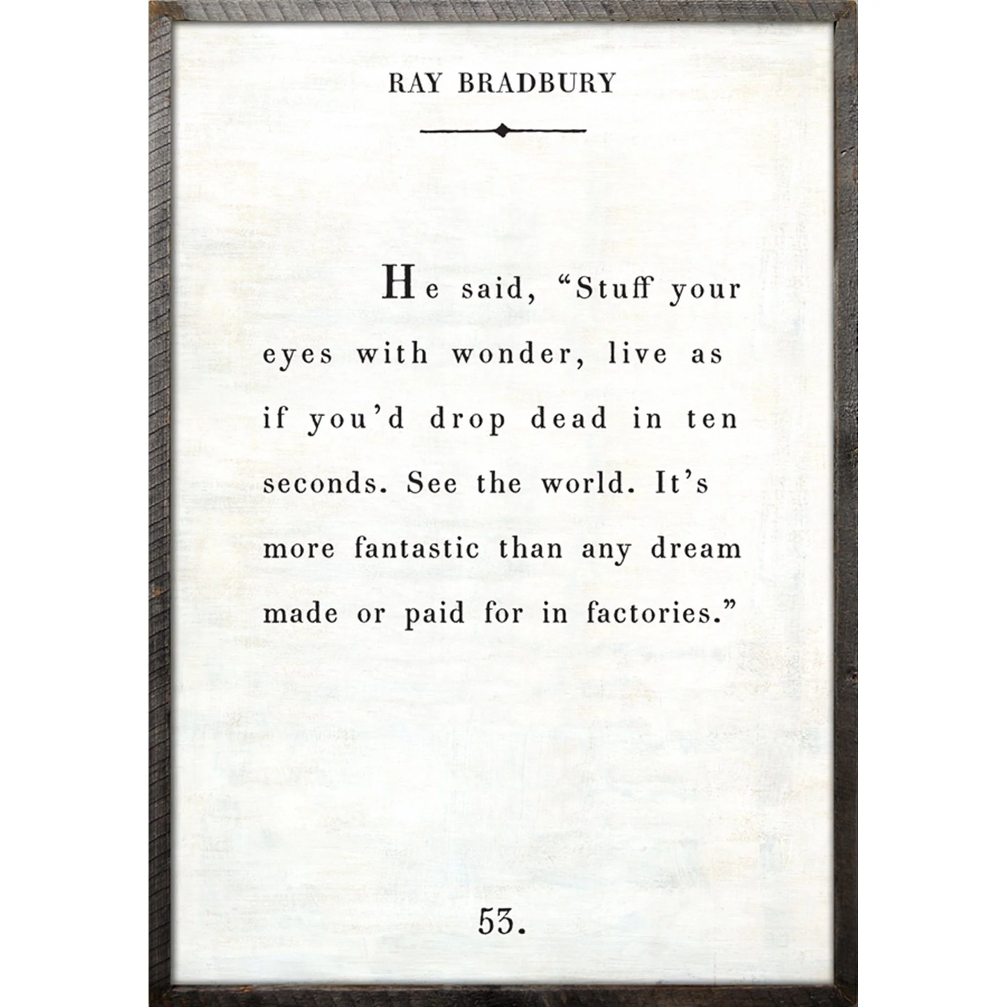 Ray Bradbury - Book Collection Art Print - Image 5