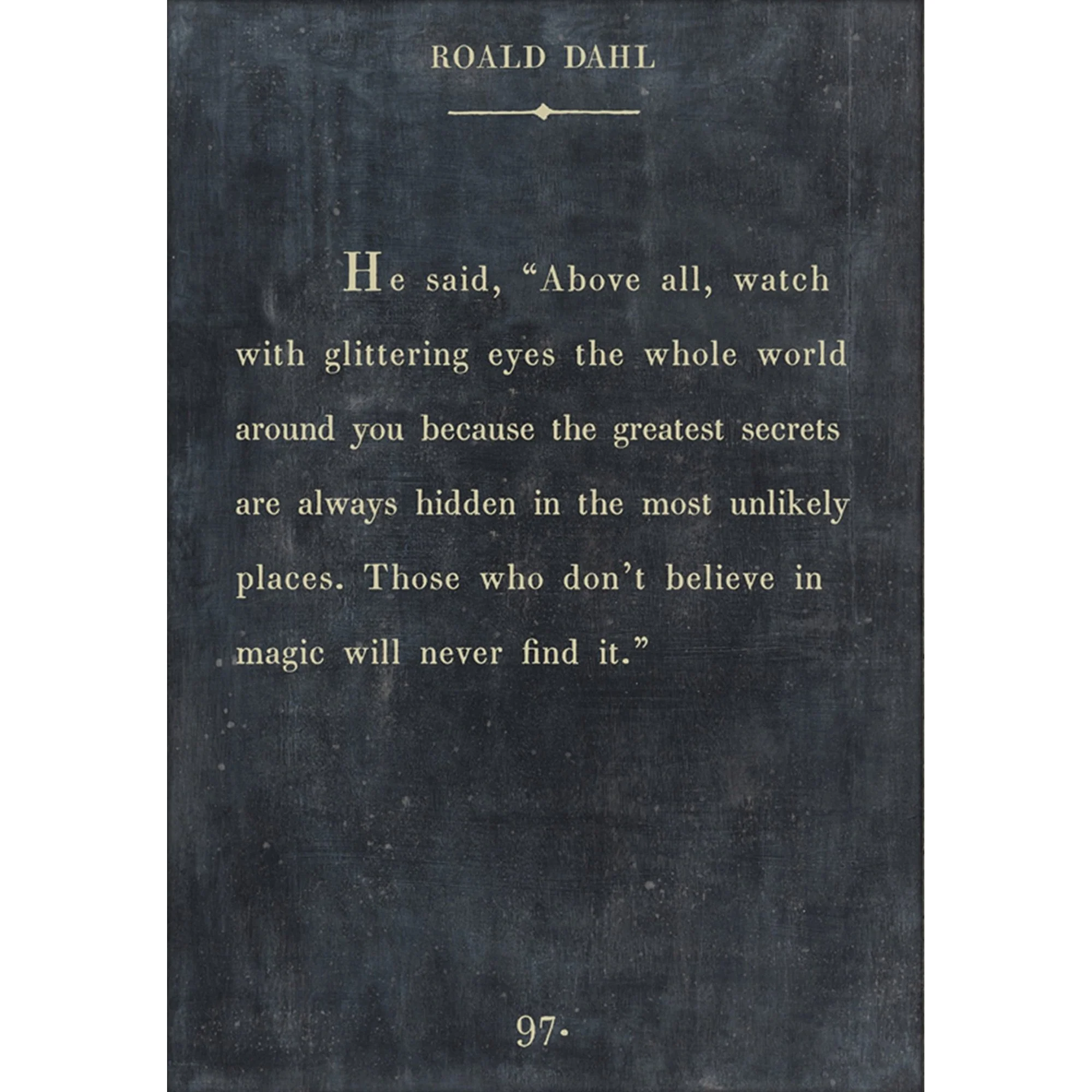 Roald Dahl - Book Collection Art Print - Image 2