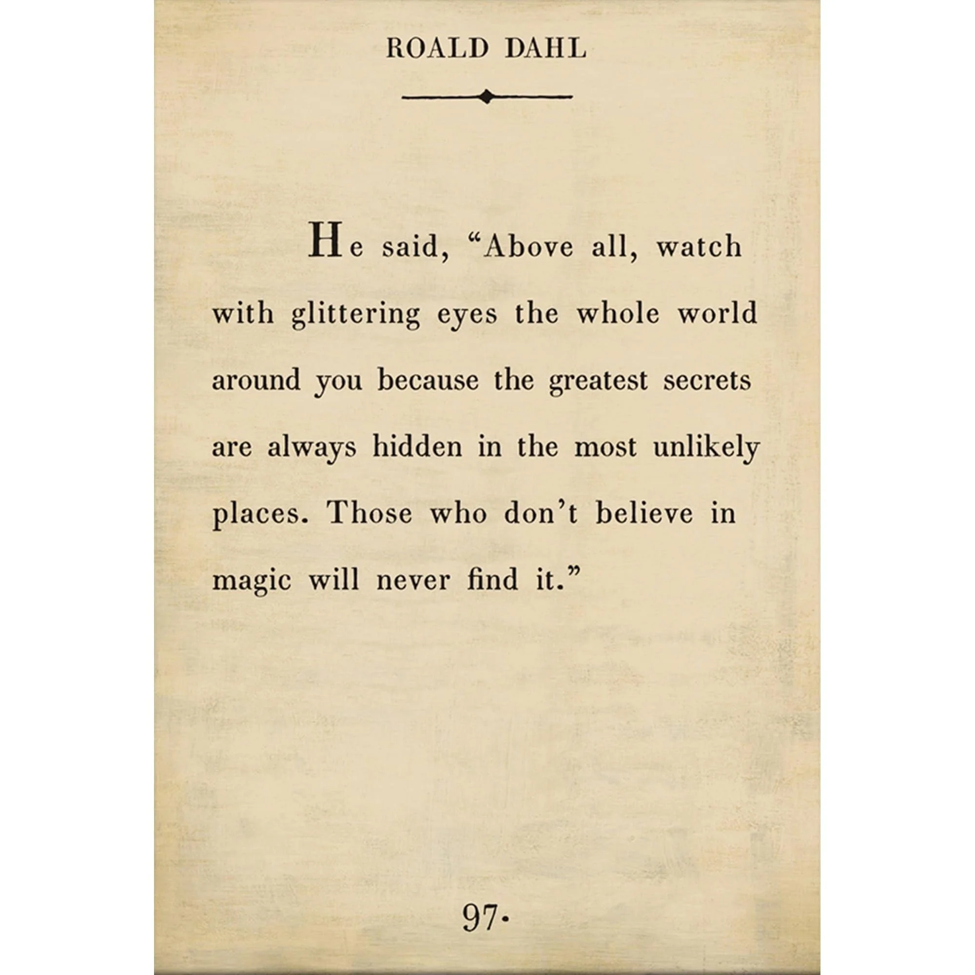 Roald Dahl - Book Collection Art Print - Image 4