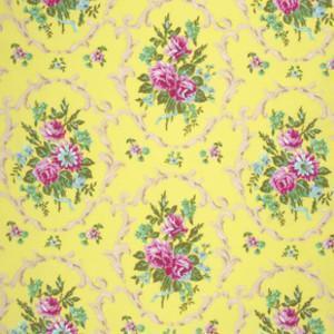 Scarlett's Rose | Bella's Yellow Rose Fabric By The Yard | 100% Cotton